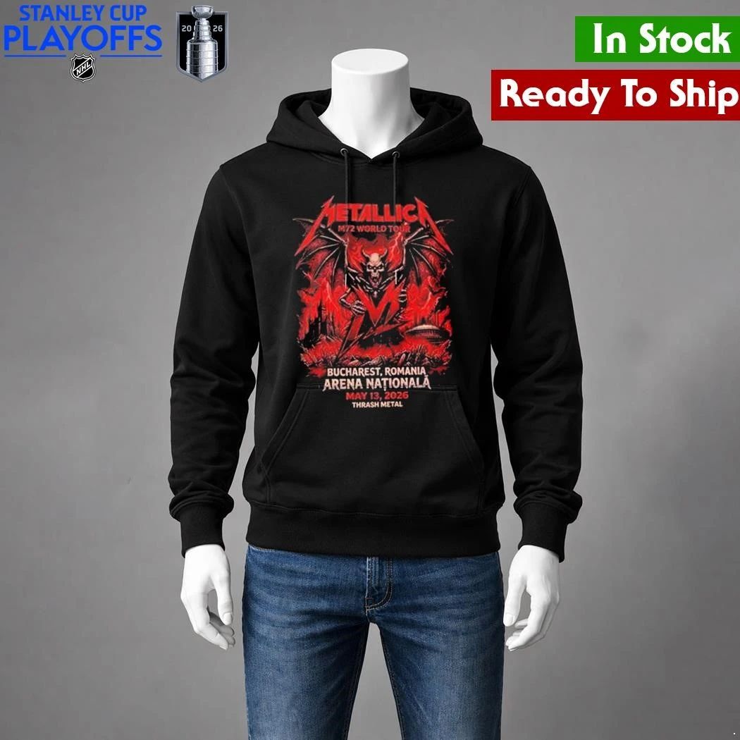 Metallica M72 World Tour Bucharest Romania On May 13 2026 At Arena Nationala Bucuresti Romania Shirt