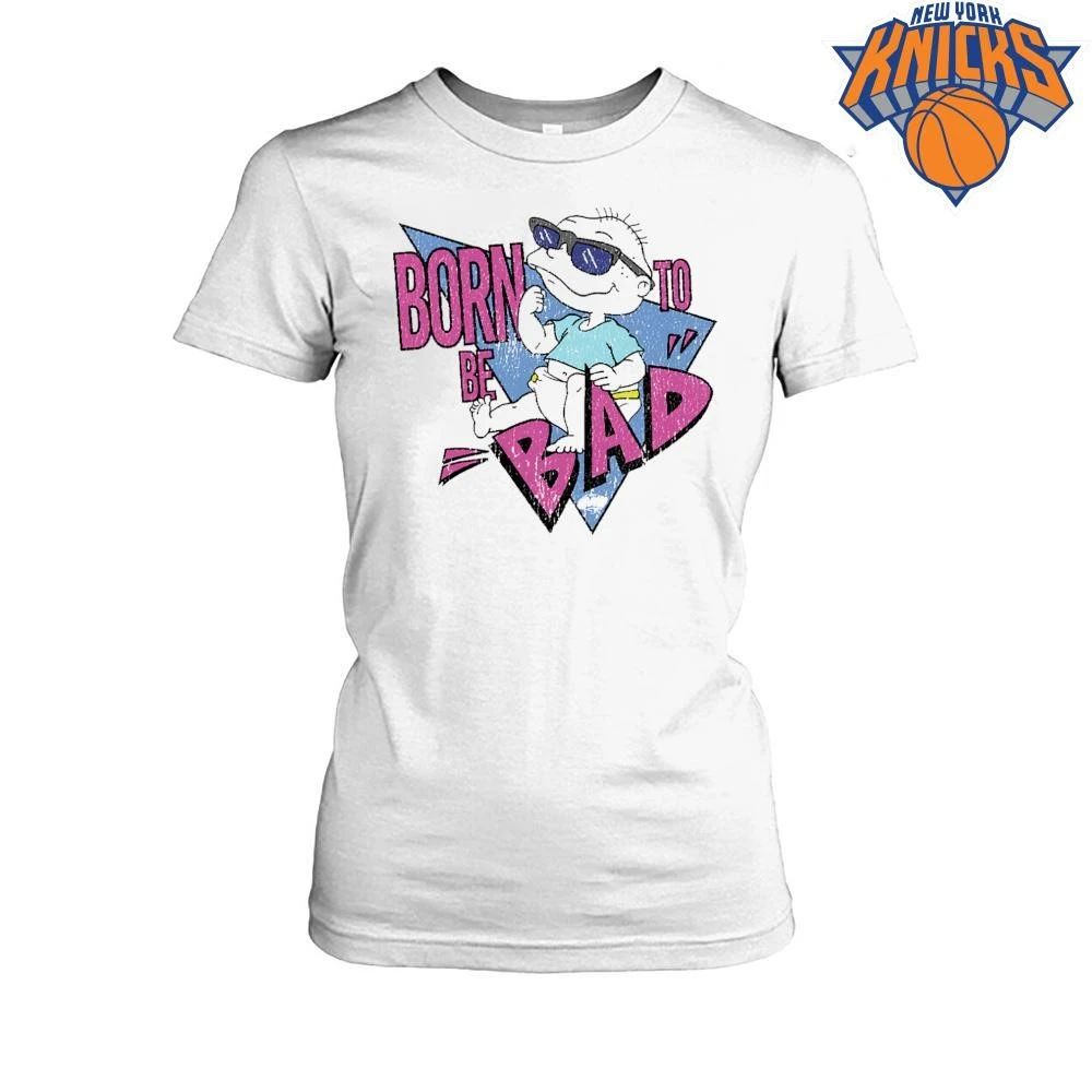 Vintage Rugrats Tommy Pickles Born To Be Bad 90s Cartoon Shirt