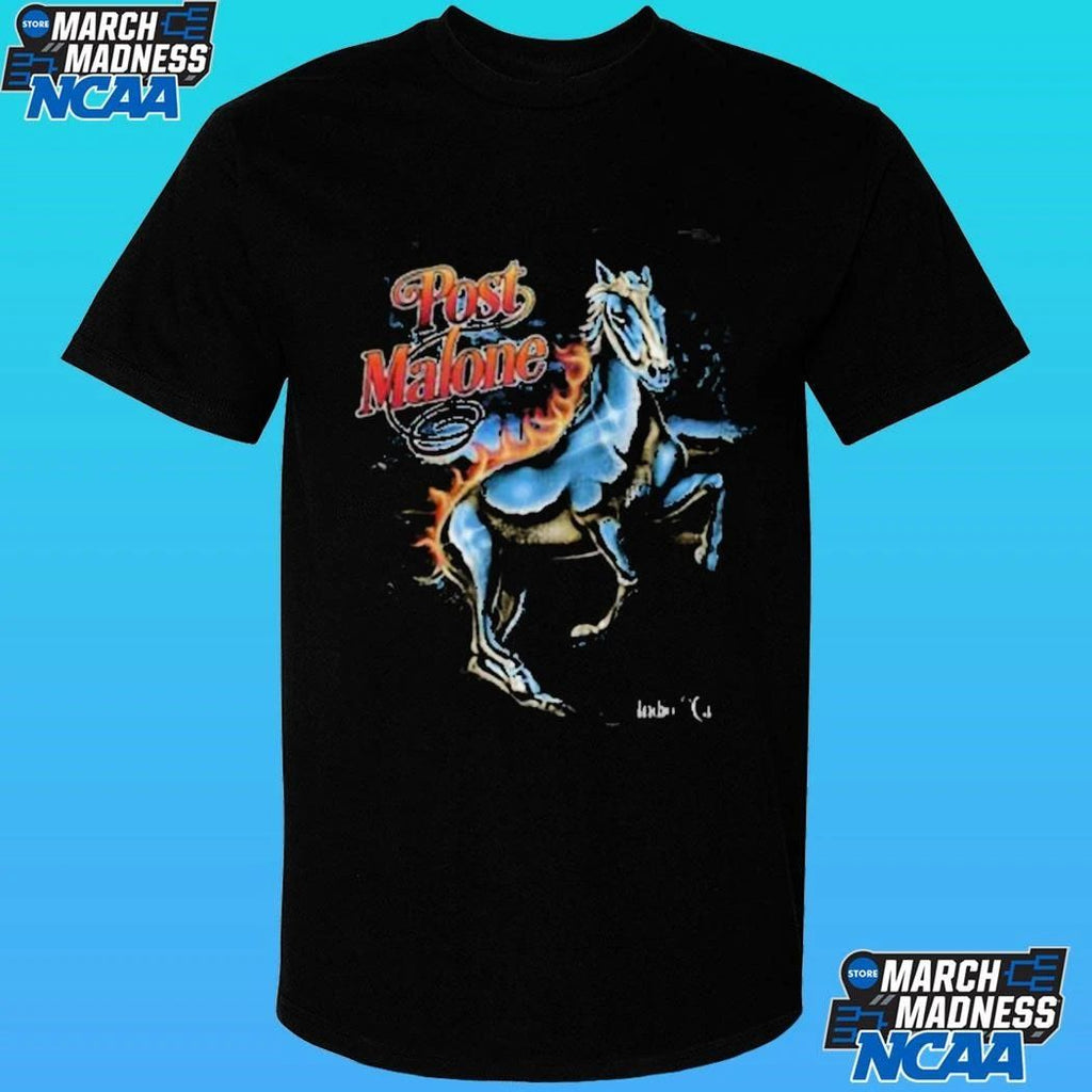 Post Malone Chrome Horse Shirt Unisex , , , Long Sleeve Tee