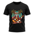Hippie Cat Guitar Peace Sunglasses Double Sided Summer Boho Men Tee Unisex , , , Long Sleeve Tee