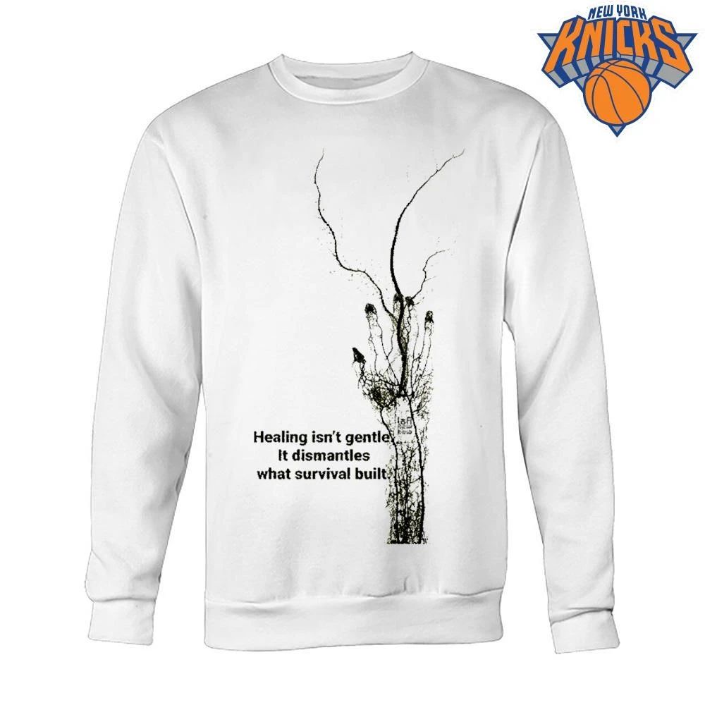 Healing Isnt Gentle Vascular Hand Tree Branch Anatomy Illustration Shirt