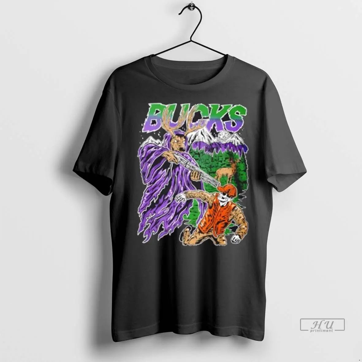 Trending Milwaukee Bucks Got The Gun Halloween Skeleton T Shirt Unisex , , , Long Sleeve Tee