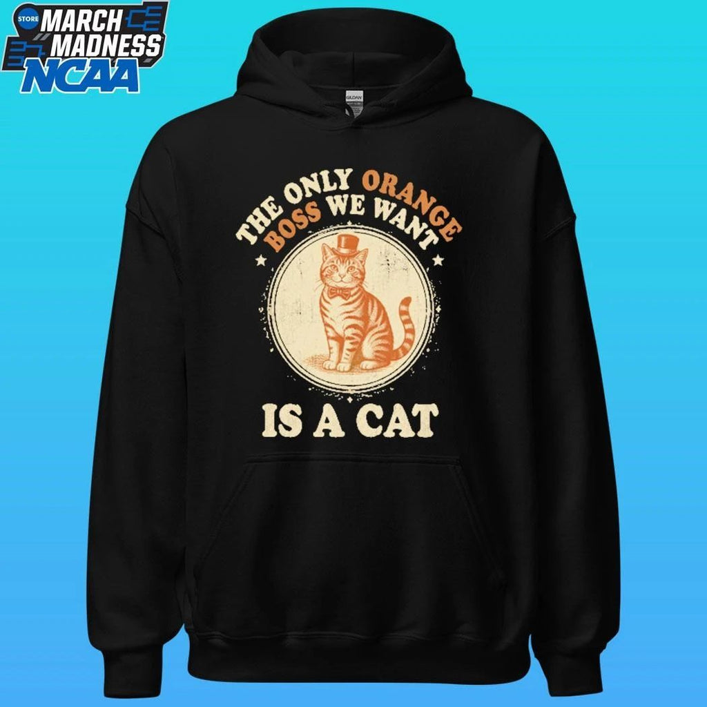 Jimmy Kimmel The Only Orange Boss We Want Is A Cat Shirt Unisex , , , Long Sleeve Tee