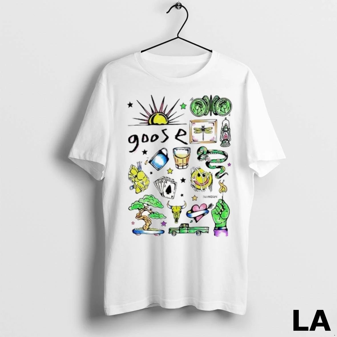 Original Goose Hand Colored Highlighter 2025 Unisex , , , Long Sleeve Tee