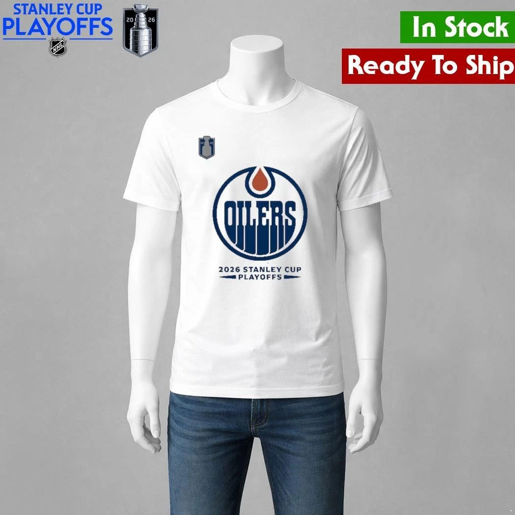Edmonton Oilers 2026 Stanley Cup Playoffs Rink Performance Shirt Unisex , , , Long Sleeve Tee