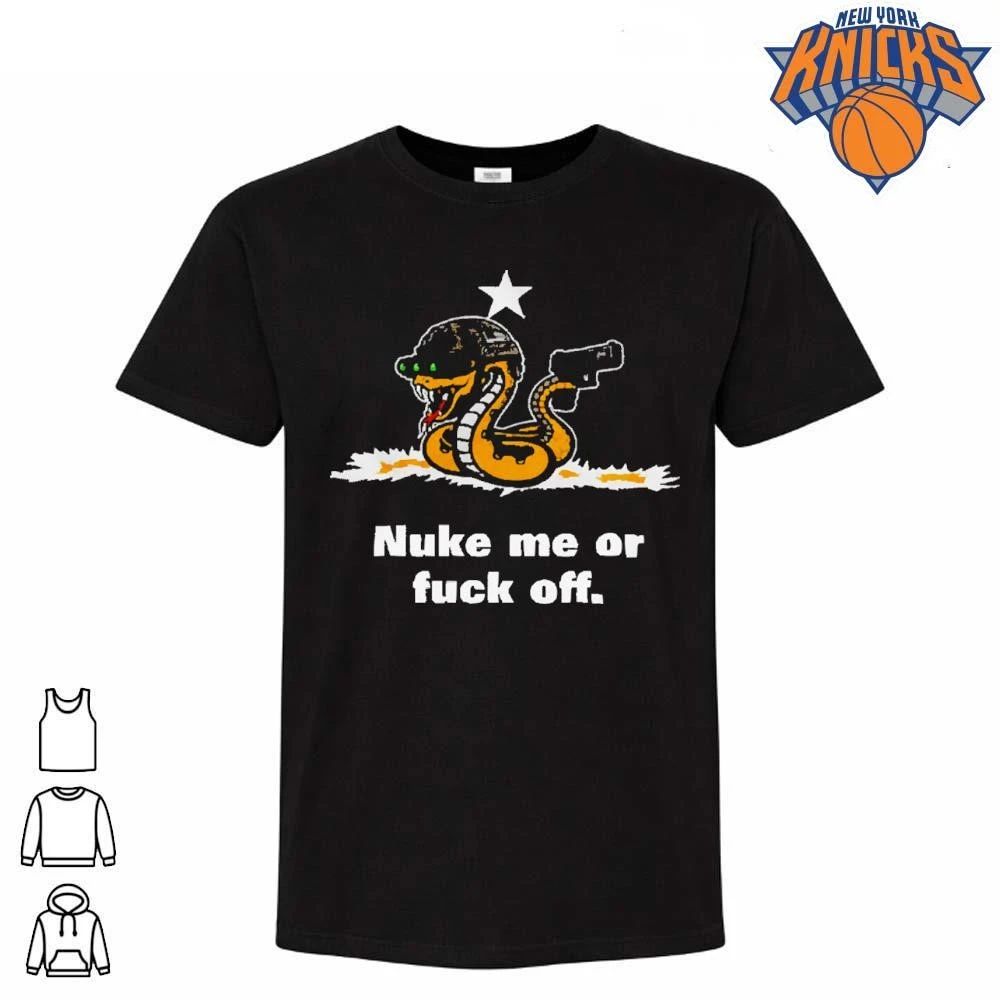 Nuke Me Or Fuck Off Gadsden Snake Tactical Military Shirt