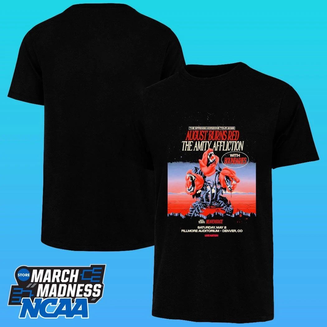 August Burns Red Fillmore Auditorium In Denver Co May 2 2026 Shirt Unisex , , , Long Sleeve Tee