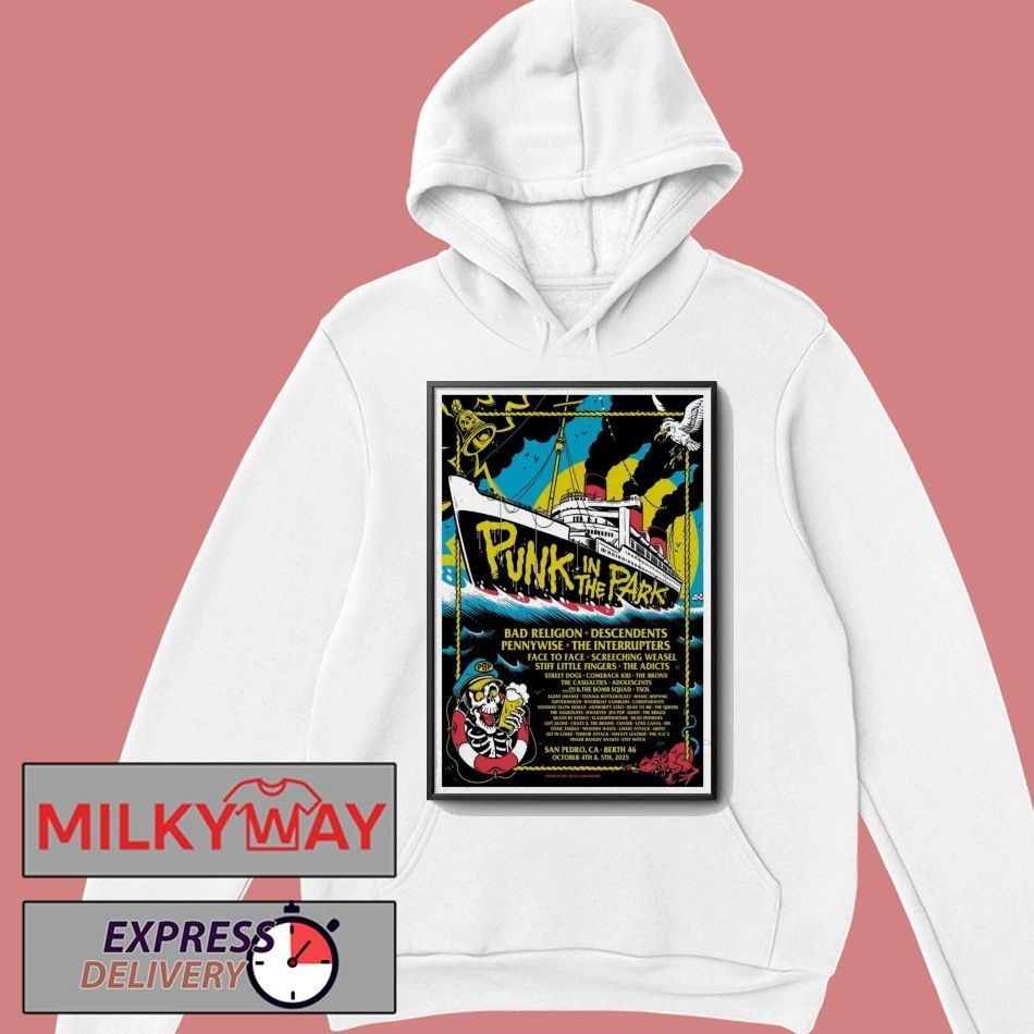 Punk In The Park San Pedro California Poster shirt Unisex , , , Long Sleeve Tee