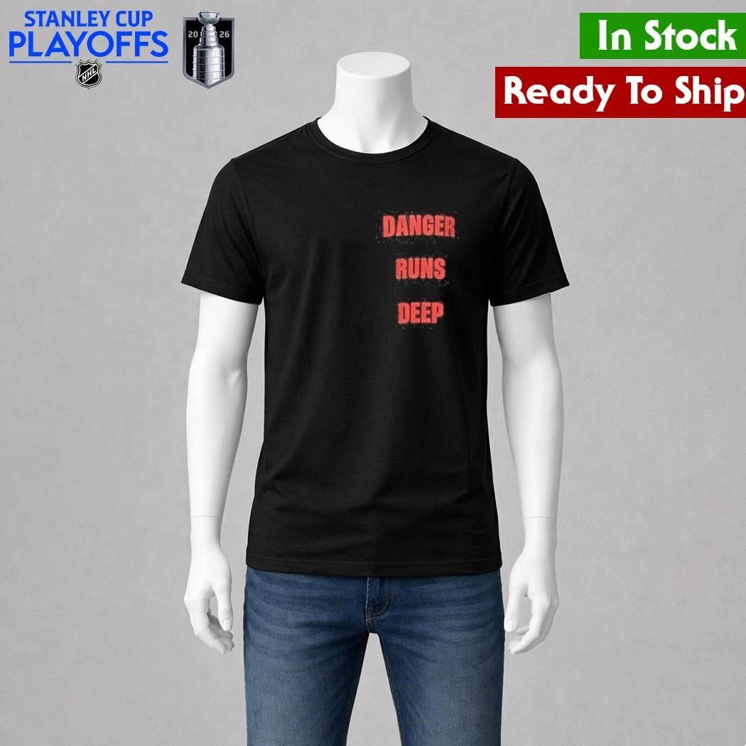 Hailey Bieber Danger Runs Deep Shirt Unisex , , , Long Sleeve Tee