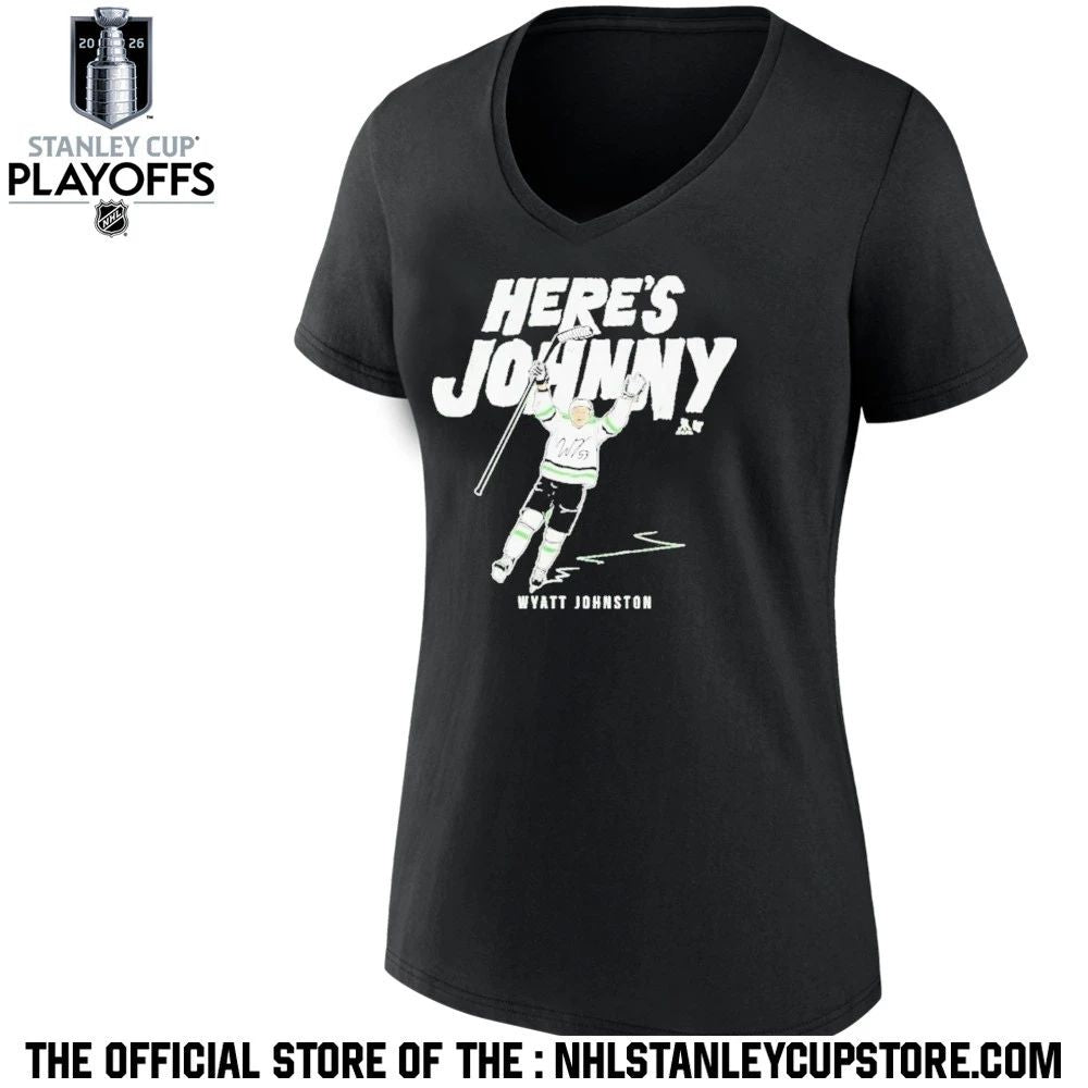 Wyatt Johnston Here’s Johnny shirt Unisex , , , Long Sleeve Tee