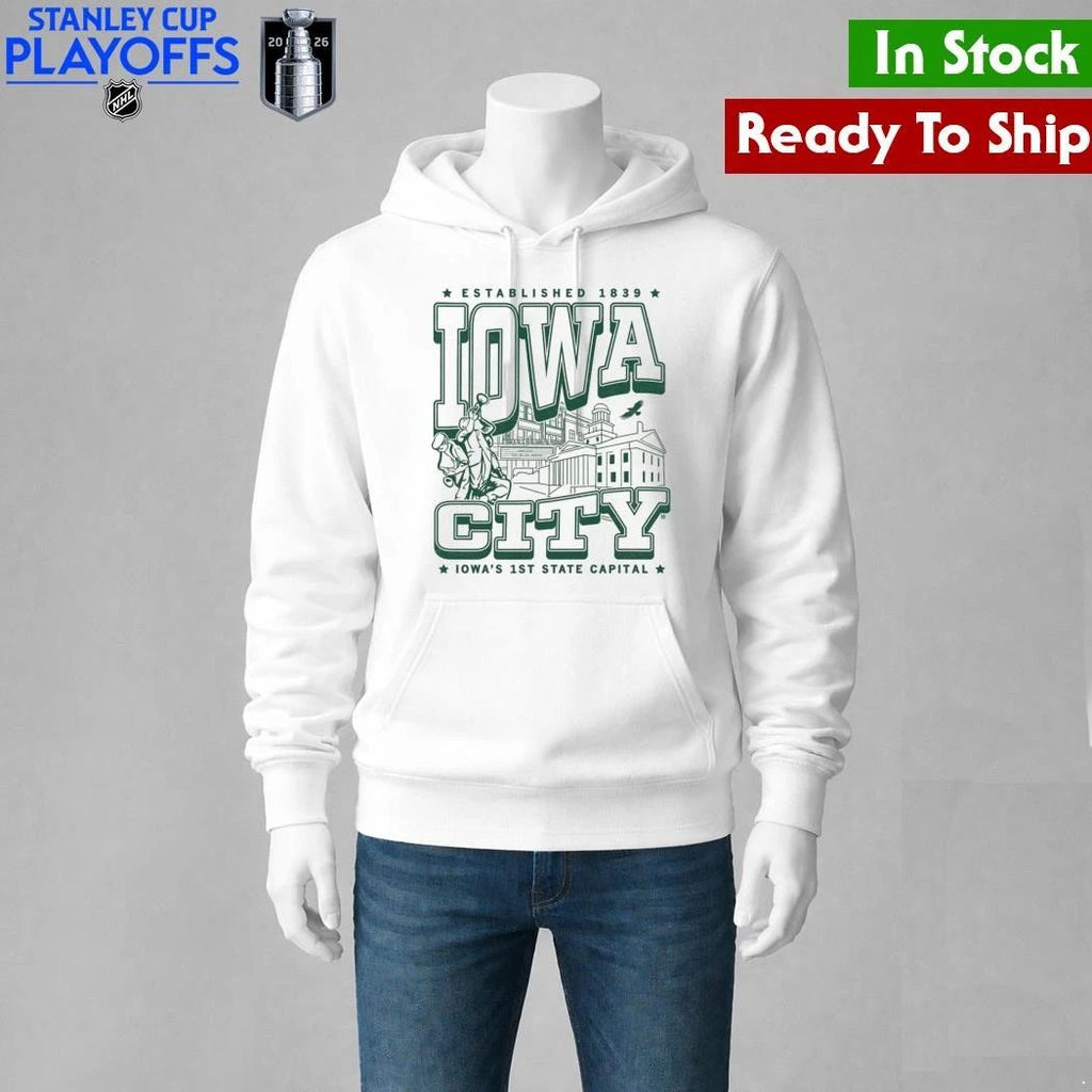 Iowa City Max Collegiate Shirt Unisex , , , Long Sleeve Tee