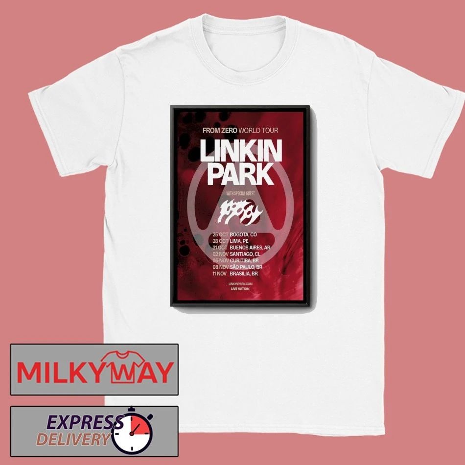 Linkin Park From Zero Tour Poster 2025 shirt Unisex , , , Long Sleeve Tee