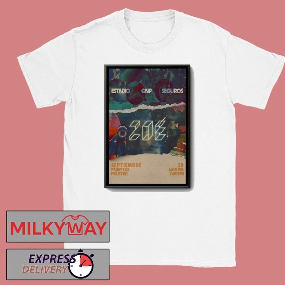 ZOÉ Sep 28 2025 Estadio GNP Seguros Mexico City Poster shirt Unisex , , , Long Sleeve Tee