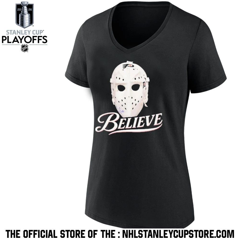 Philadelphia Flyers Believe Mask Shirt Unisex , , , Long Sleeve Tee