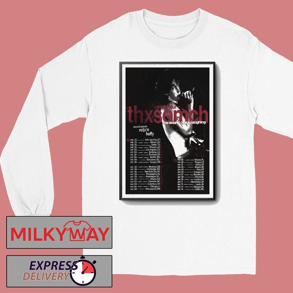 ThxSoMch World Tour 2025 Poster shirt Unisex , , , Long Sleeve Tee