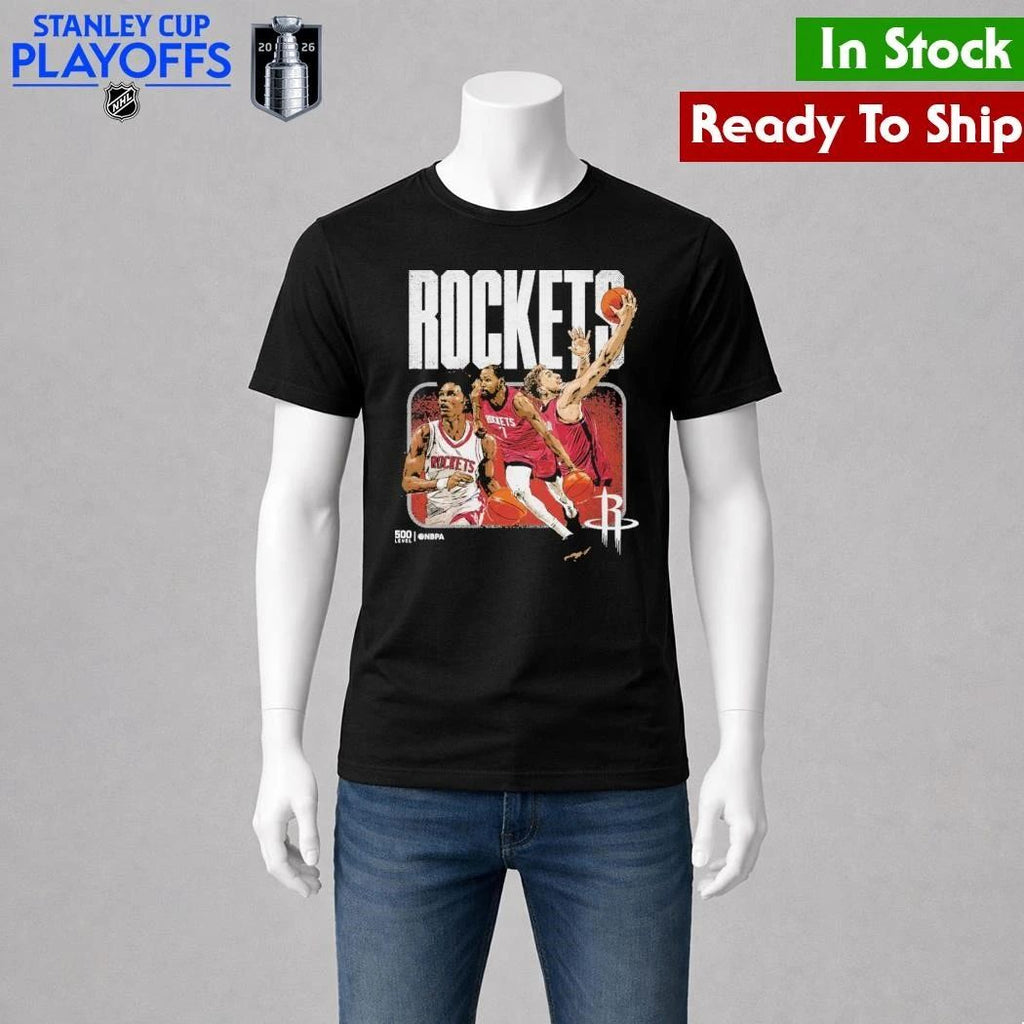 Houston Rockets 2026 Playoffs Trio Shirt Unisex , , , Long Sleeve Tee