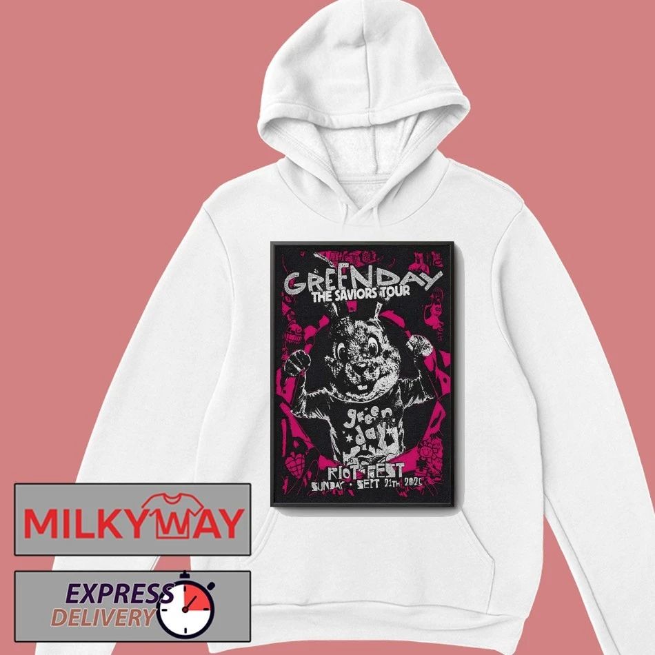 Green Day Riot Fest Sep 21 2025 In Chicago IL Poster shirt Unisex , , , Long Sleeve Tee