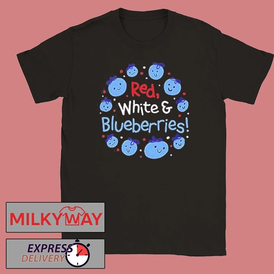 Red White And Blueberries shirt Unisex , , , Long Sleeve Tee