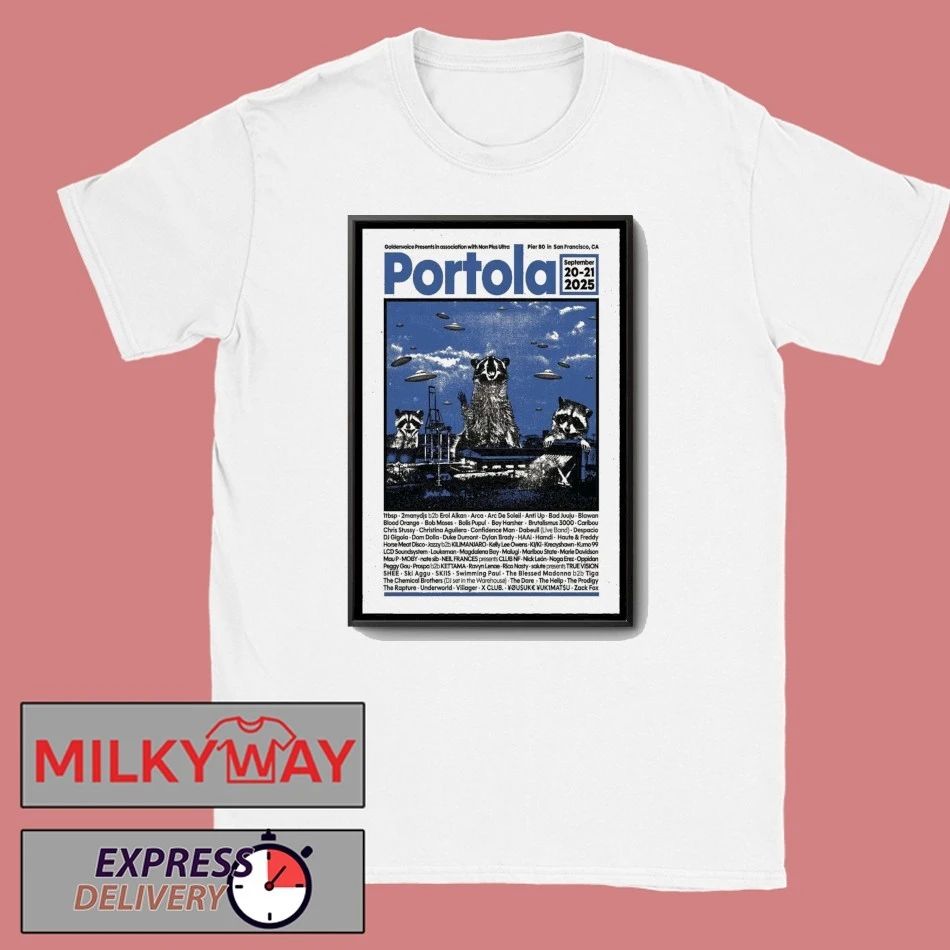 Portola Music Festival California Poster shirt Unisex , , , Long Sleeve Tee