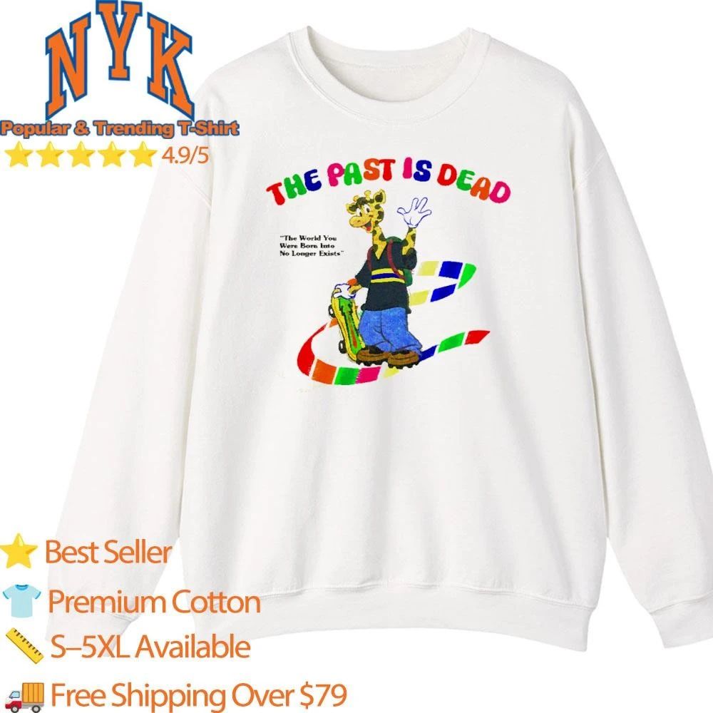Toys R Us Geoffrey Giraffe The Past Is Dead Retro Skateboard Shirt