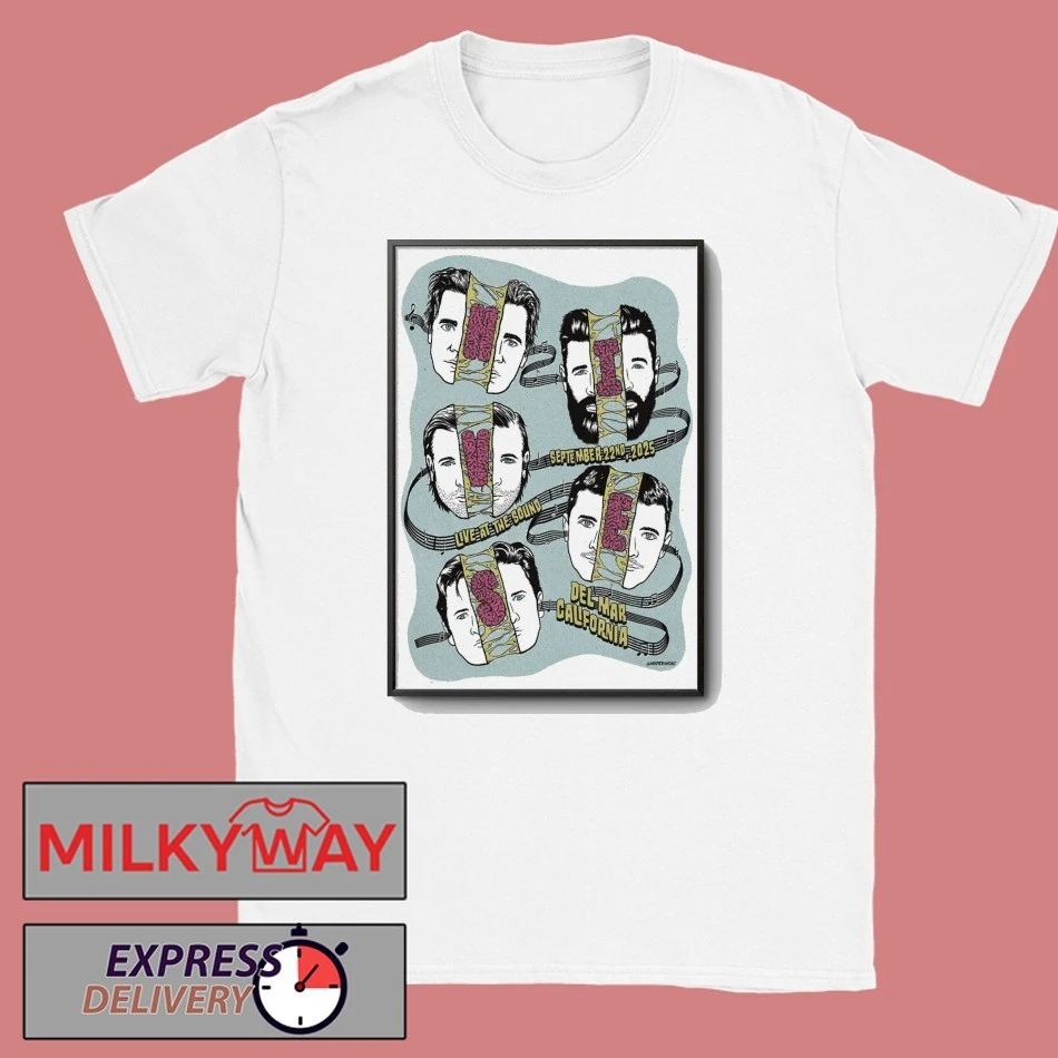 The Hives Live Del Mar The Sound Sep 22, 2025 Tour Poster shirt Unisex , , , Long Sleeve Tee