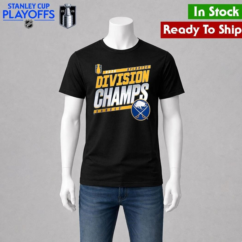 Buffalo Sabres 2026 Atlantic Division Champions Shirt Unisex , , , Long Sleeve Tee