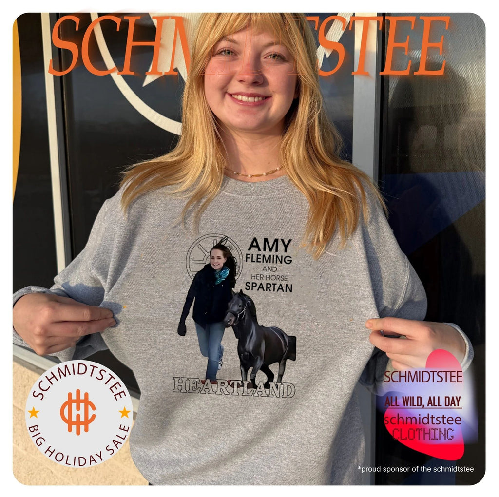 Heartland Amy Fleming and her horse Spartan shirt