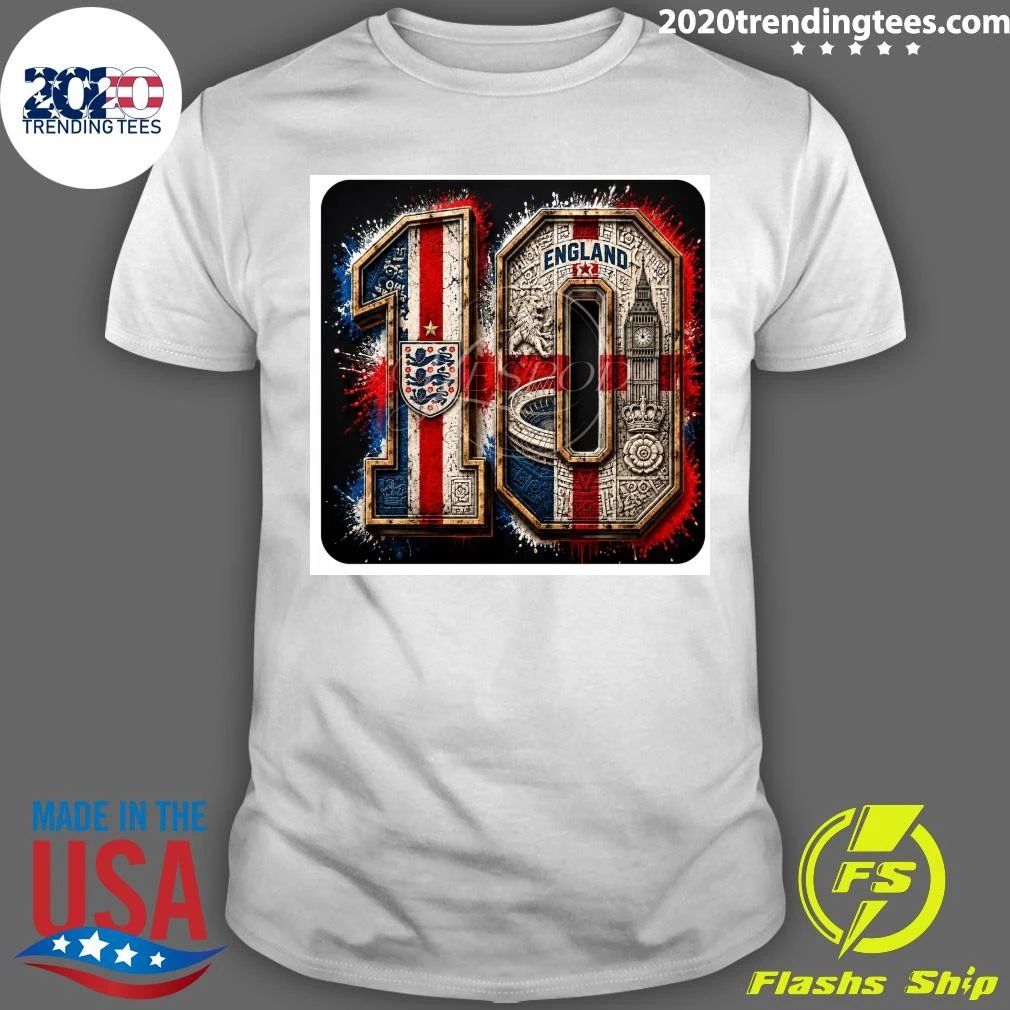 Three Lions England 10 Football World Cup 2026 Shirt