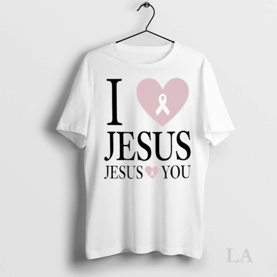 Original I Love Jesus Jesus Loves You Breast Cancer Awareness 2025 Ladies Unisex , , , Long Sleeve Tee