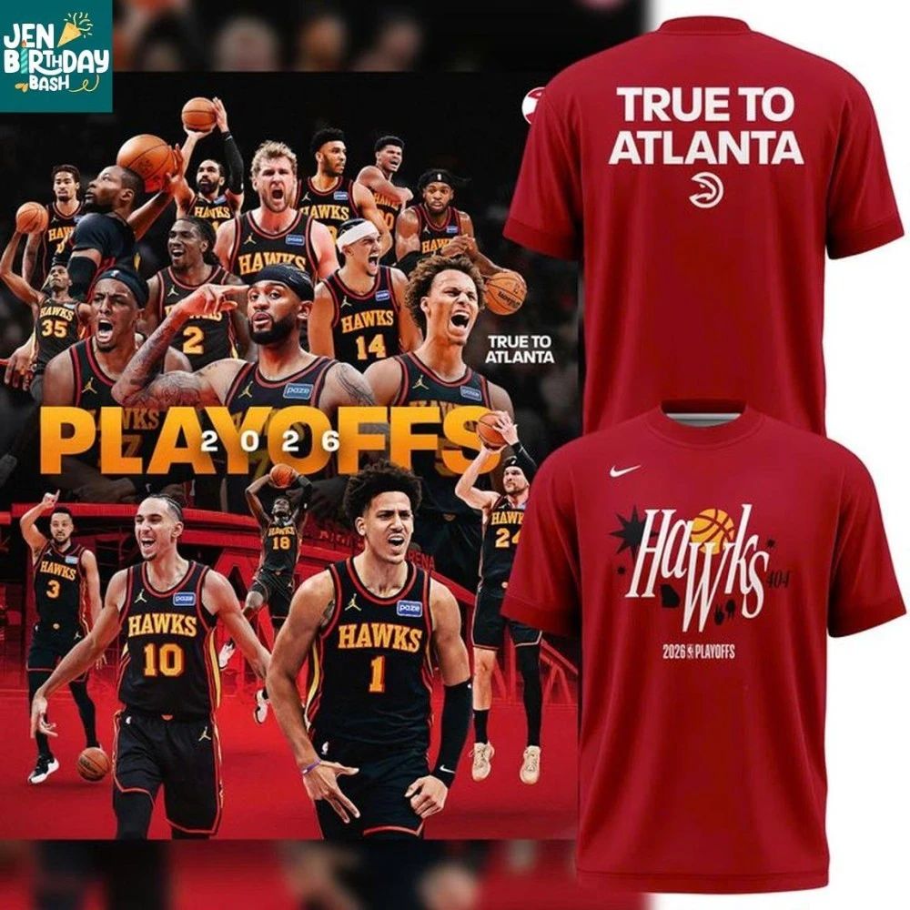 Atlanta Hawks True To Atlanta Playoffs 2026 Shirt Unisex , , , Long Sleeve Tee