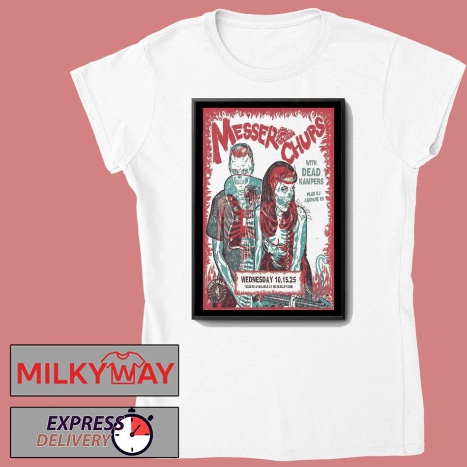 Messer Chups October 05, 2025 Santa Cruz CA Poster shirt Unisex , , , Long Sleeve Tee
