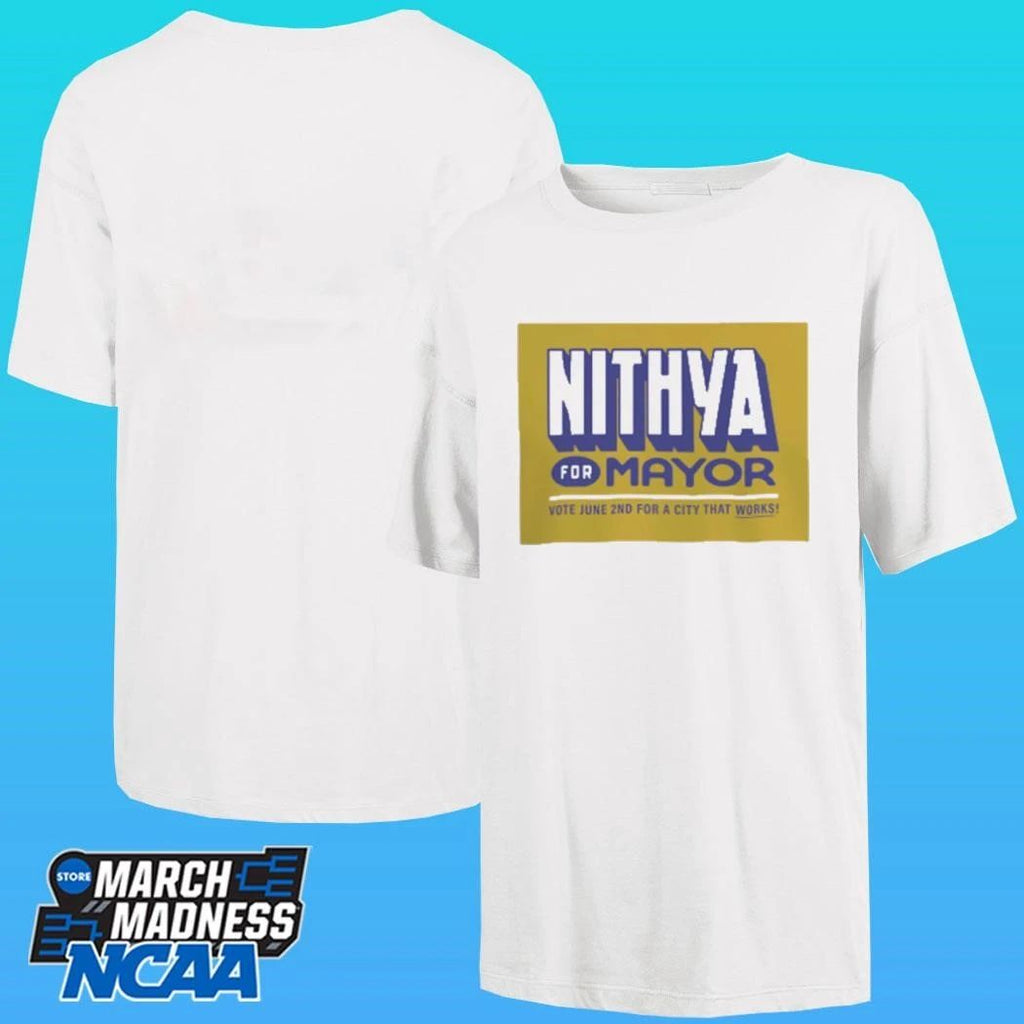 Nithya Raman For Mayor Vote June 2nd For A City That Works Shirt Unisex , , , Long Sleeve Tee