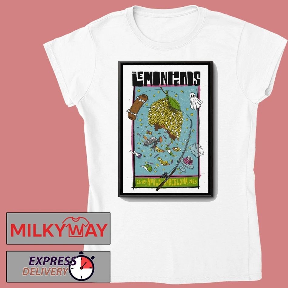 The Lemonheads Sept 26 2025 Apolo Barcelona Poster shirt Unisex , , , Long Sleeve Tee