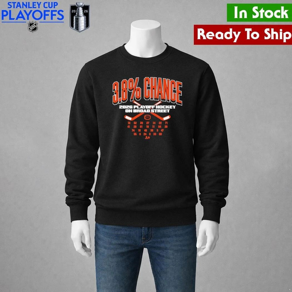 Philadelphia Hockey 3.8% Chance Shirt Unisex , , , Long Sleeve Tee