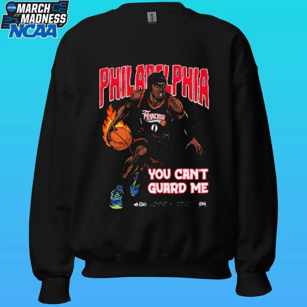 Tyrese Maxey Philadelphia 76ers Franchise You Can’t Guard Me Philly Shirt Unisex , , , Long Sleeve Tee