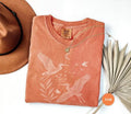 Comfort Tee Heron Nature Shirt Boho Bird Lover Gift Idea Unisex , , , Long Sleeve Tee
