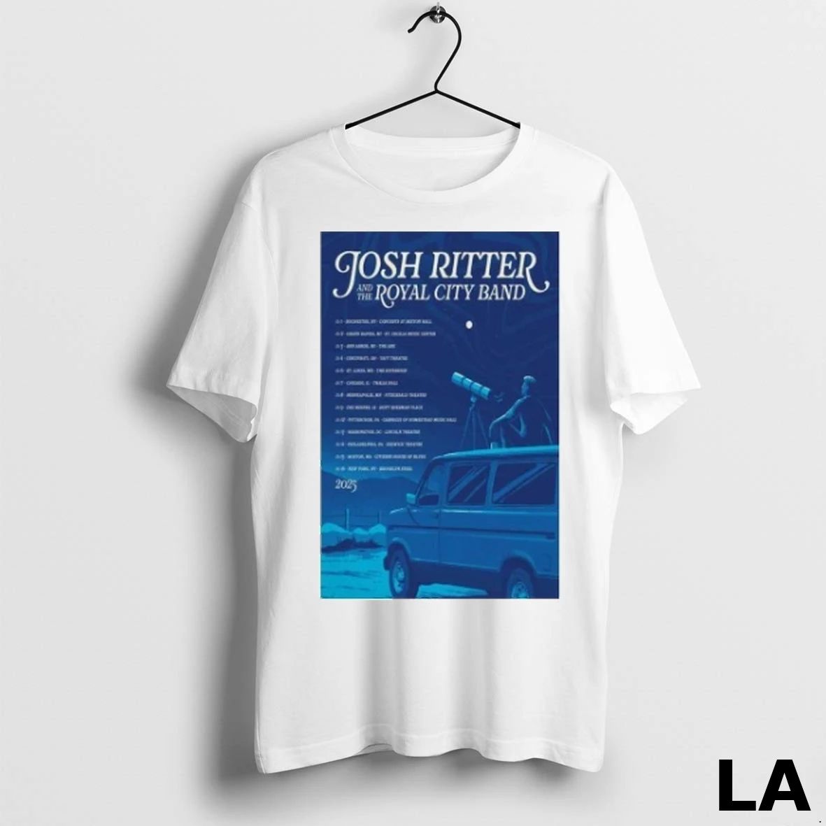 Original Josh Ritter And The Royal City Band Fall Tour 2025 Unisex , , , Long Sleeve Tee