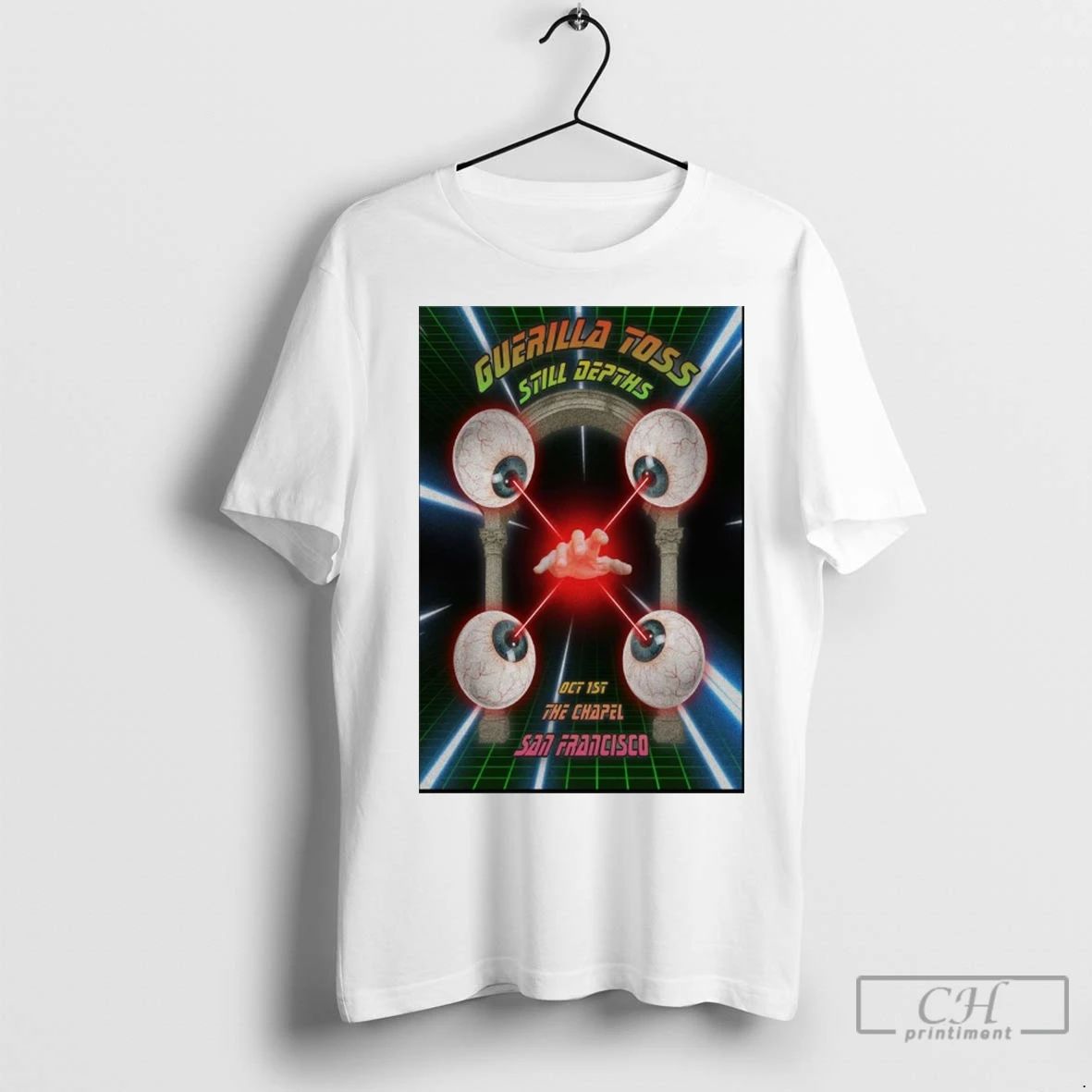 Premium Guerilla Toss Still Depths October 1st 2025 The Chapel San Francisco Unisex , , , Long Sleeve Tee