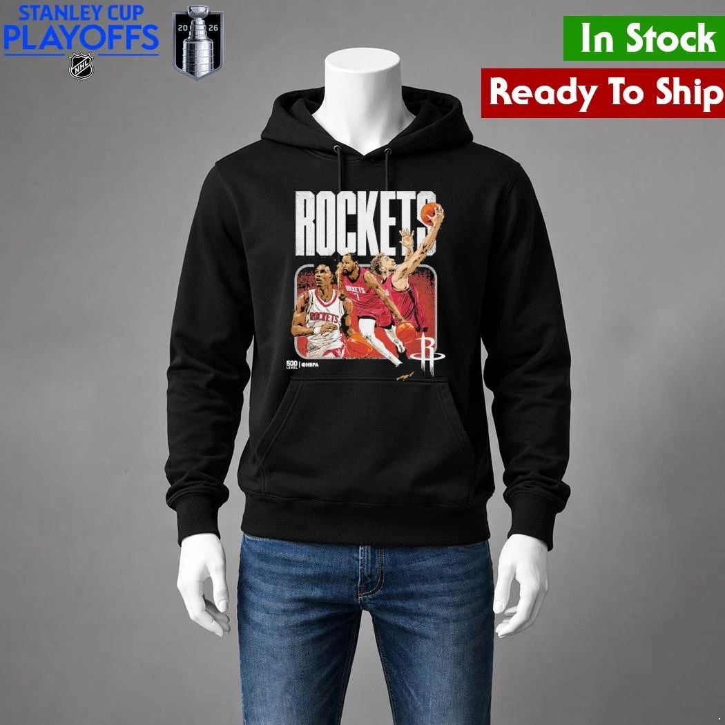 Houston Rockets 2026 Playoffs Trio Shirt Unisex , , , Long Sleeve Tee