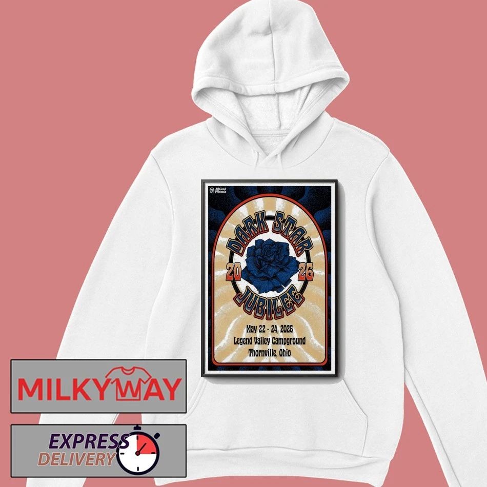 Dark Star Jubilee 2026 Concert Poster shirt Unisex , , , Long Sleeve Tee