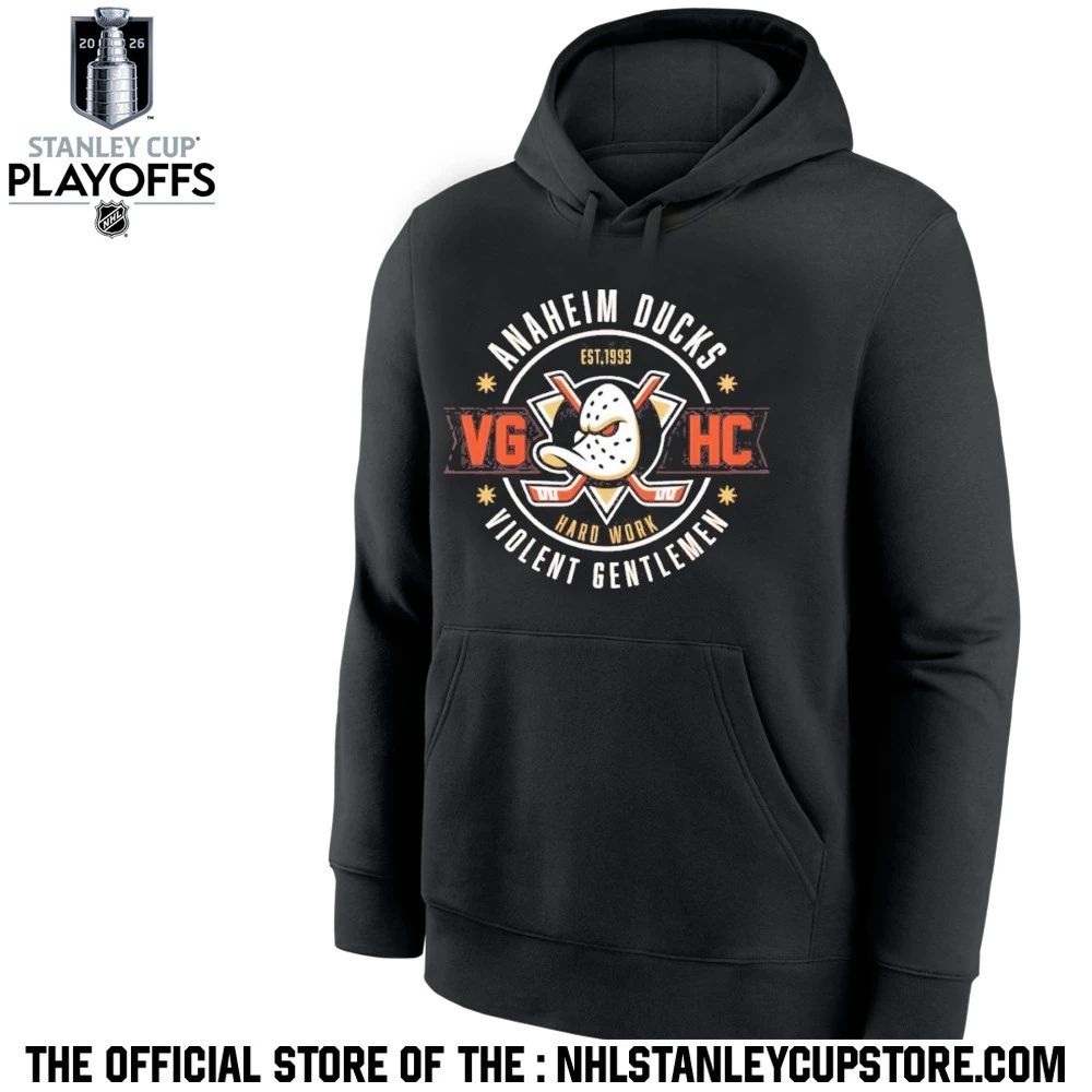 Anaheim Ducks Violent Gentlemen Hockey Vghc Nhl Stanley Cup 2026 Shirt Unisex , , , Long Sleeve Tee