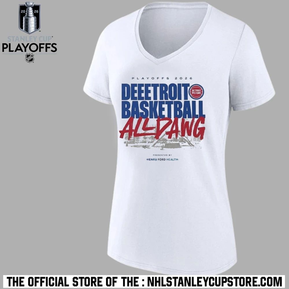 Playoffs 2026 Deeetroit Basketball All Dawg Shirt Unisex , , , Long Sleeve Tee