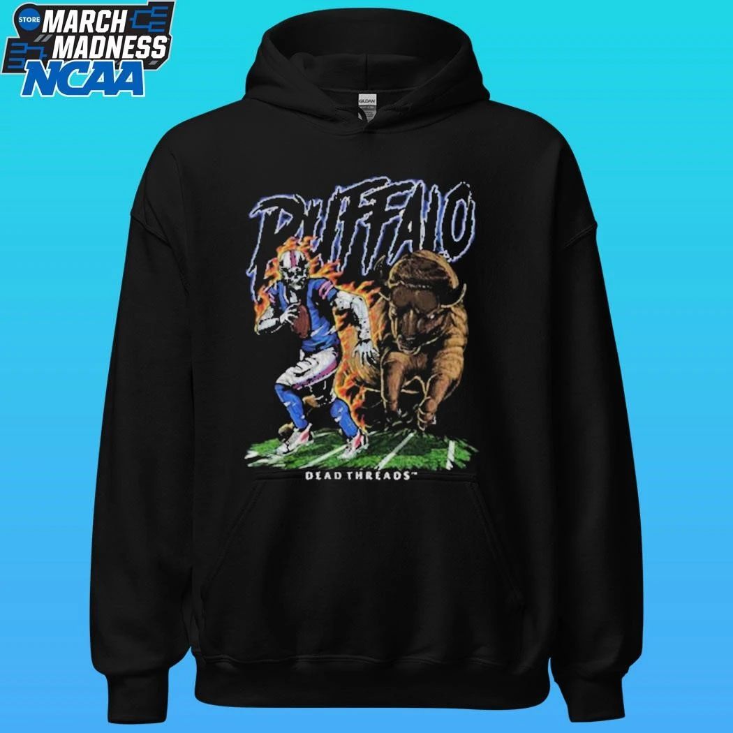 Dead Threads Apparel Buffalo Football Shirt Unisex , , , Long Sleeve Tee