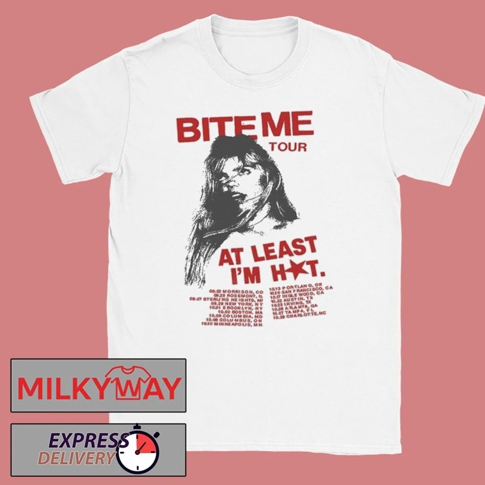 Renee Rapp Bite Me 2025 Tour At Least I’m Hot shirt Unisex , , , Long Sleeve Tee