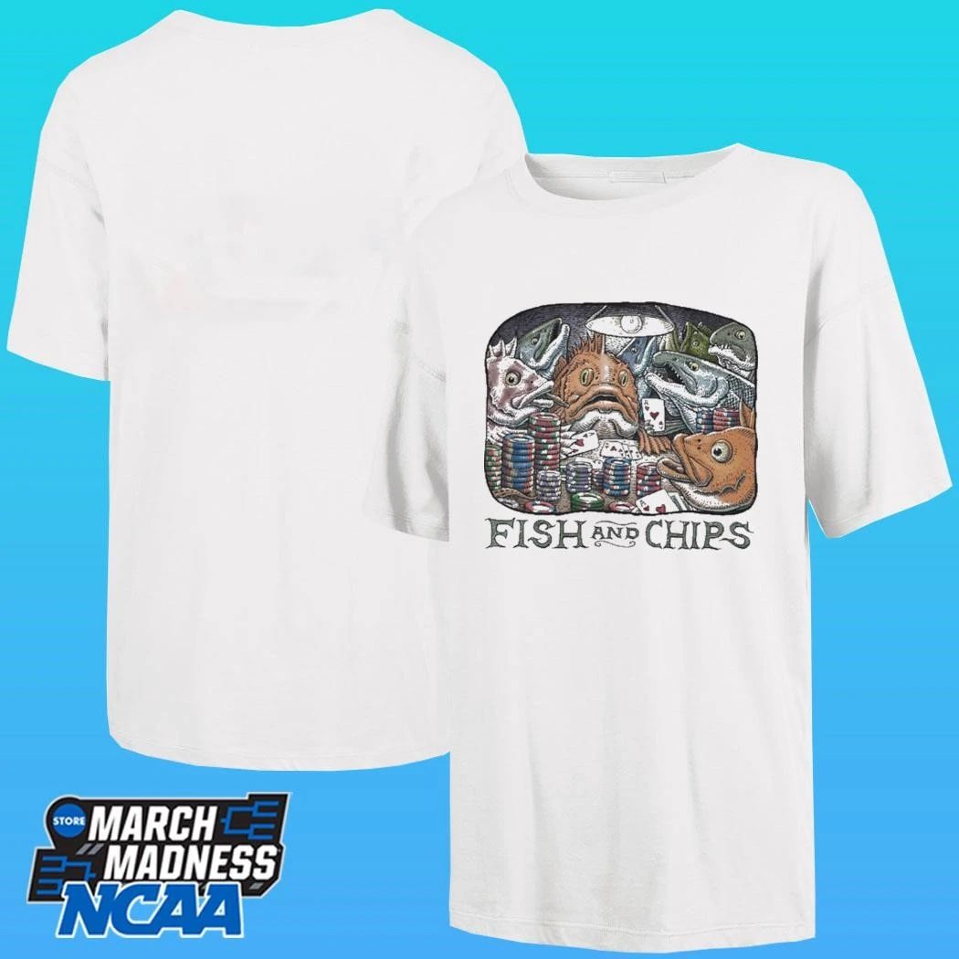 Fish And Chips Poker Game Shirt Unisex , , , Long Sleeve Tee