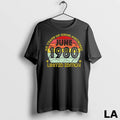 Original 40 Years Of Being Awesome June 1980 Unisex , , , Long Sleeve Tee