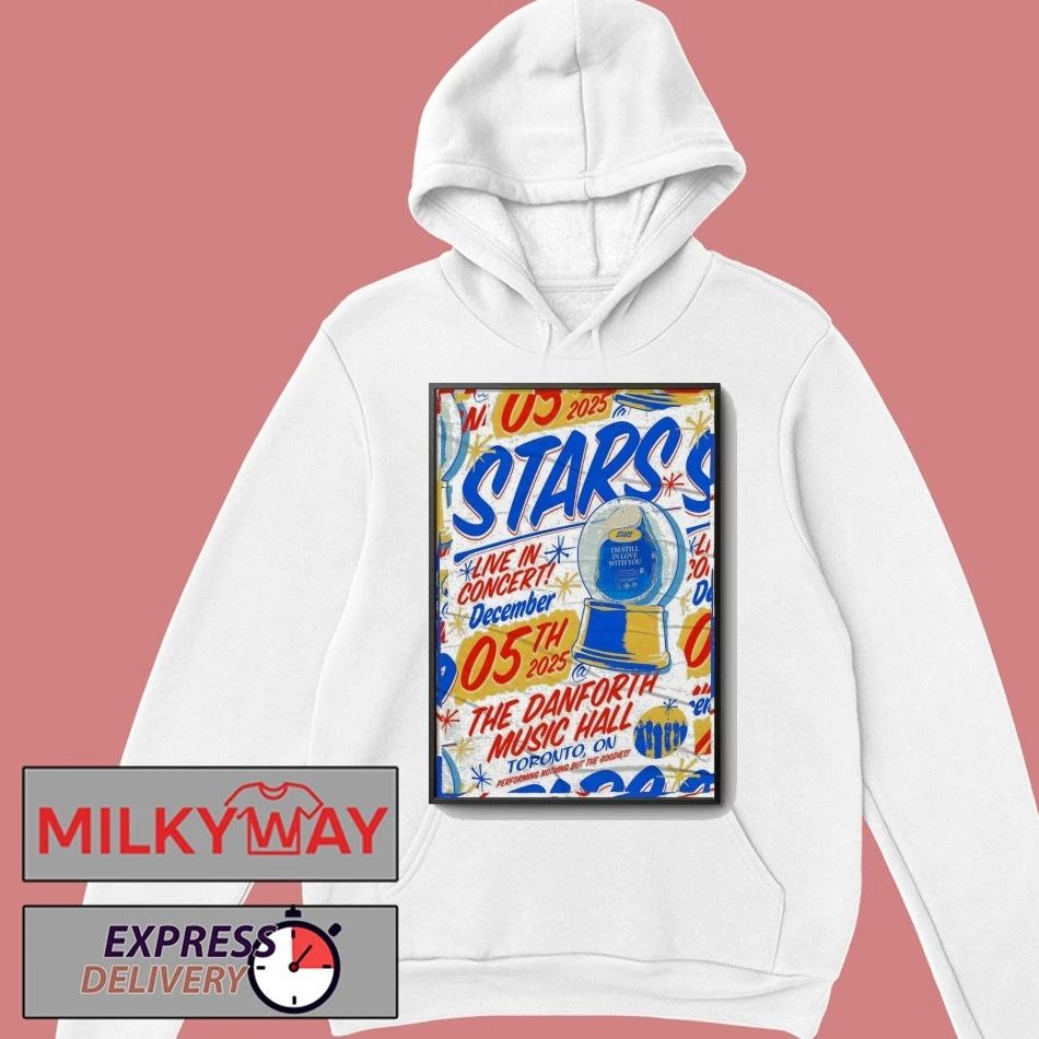 Stars Dec 5 2025 The Danforth Music Hall In Toronto ON Poster shirt Unisex , , , Long Sleeve Tee