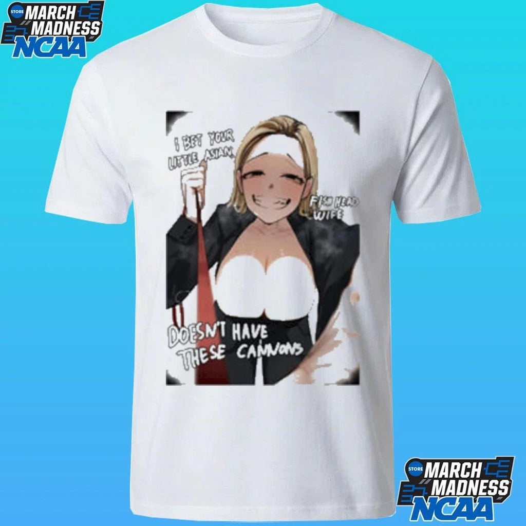 I Bet Your Little Asian Fish Head Wife Doesn’t Have These Cannons Anime Shirt Unisex , , , Long Sleeve Tee