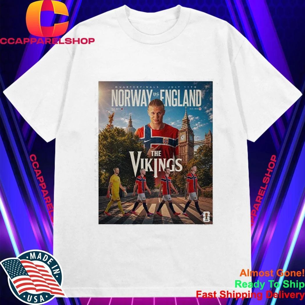 Erling Haaland Norway vs England 2026 World Cup Quarterfinals Abbey Road Shirt