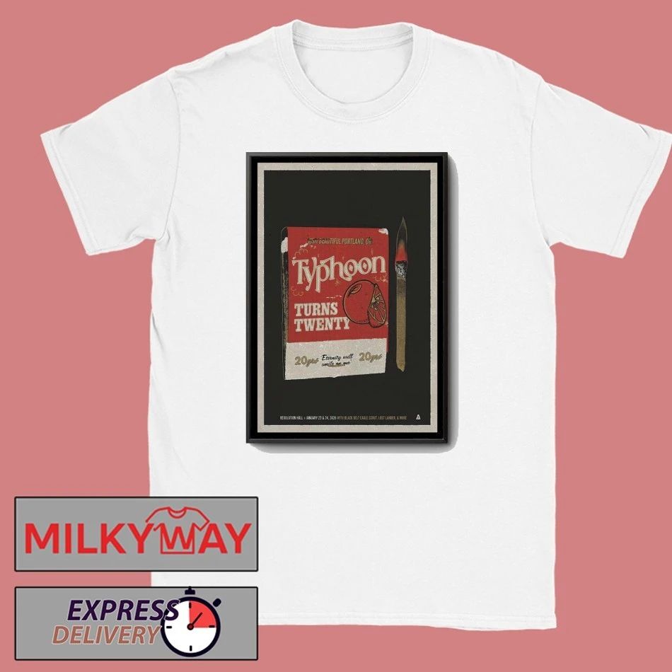 Typhoon January 2026 Concert Poster shirt Unisex , , , Long Sleeve Tee